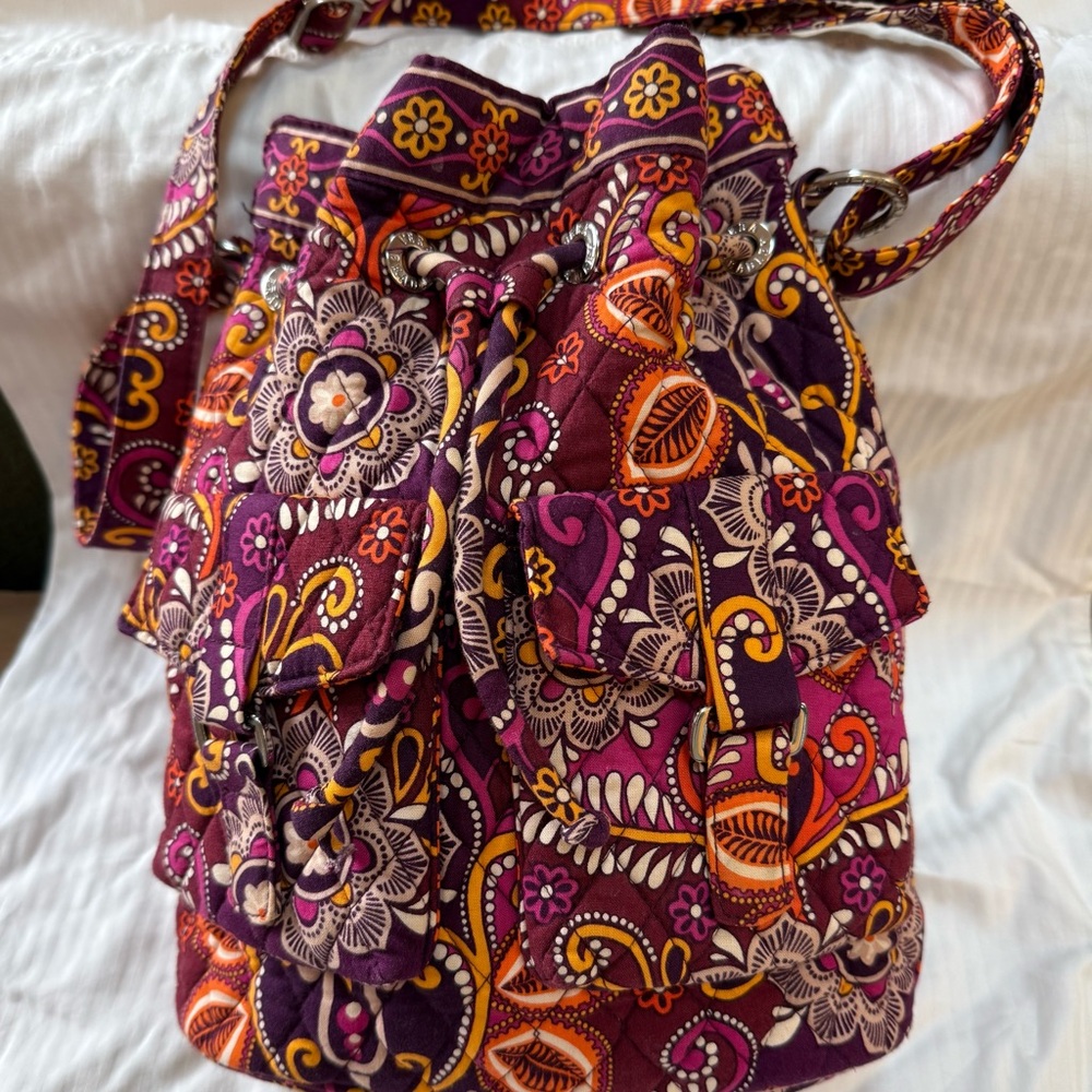 Vera Bradley Sunset Safari drawstring bag